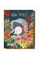 New Baby Pearl in Oyster Greeting Card