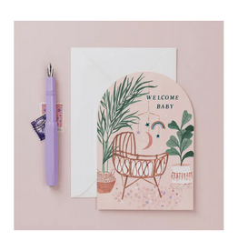 Welcome Baby Nursery Greeting Card