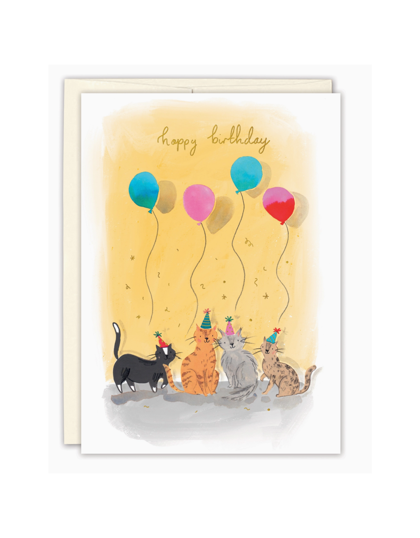 Party Cats Birthday Greeting Card