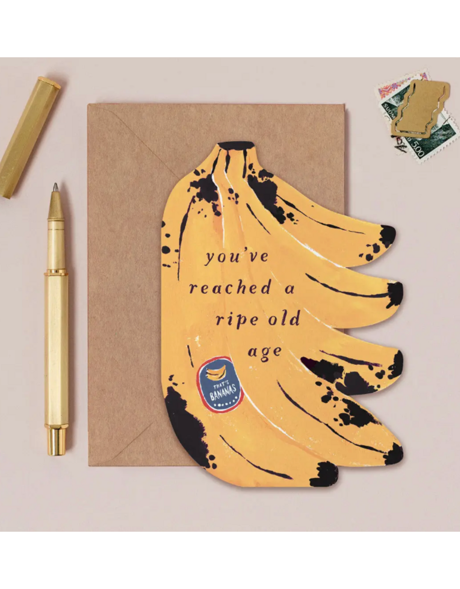 Ripe Bananas Greeting Card