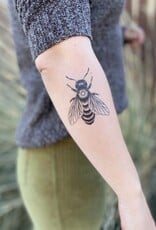 NatureTats Big Bee Temporary Tattoo