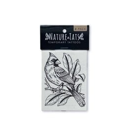 NatureTats Cardinal Temporary Tattoo