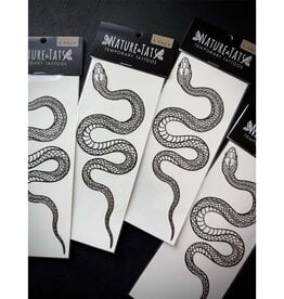 NatureTats Garden Snake Temporary Tattoo