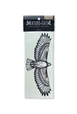 NatureTats Hawk Temporary Tattoo