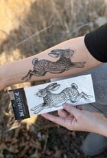 NatureTats Jackrabbit Temporary Tattoo