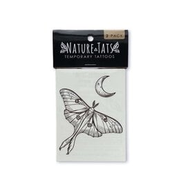 NatureTats Luna Moth Temporary Tattoo