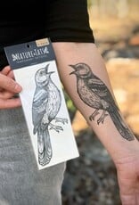 NatureTats Mockingbird Temporary Tattoo