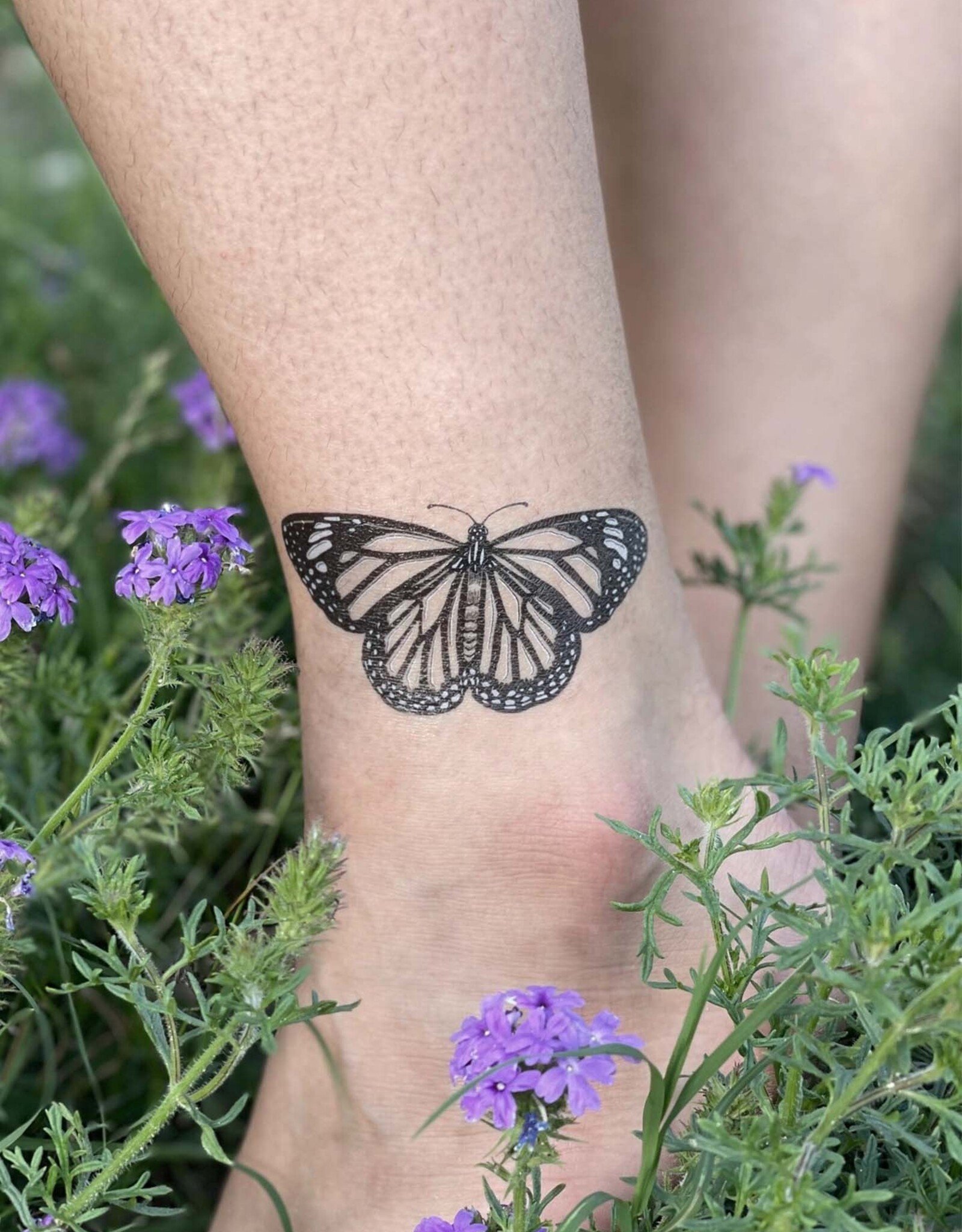 NatureTats Monarch Butterfly Temporary Tattoo