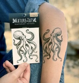 NatureTats Octopus Temporary Tattoo