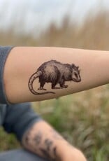 NatureTats Opossom Temporary Tattoo