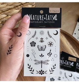 NatureTats Tiny Wonders Temporary Tattoo Set