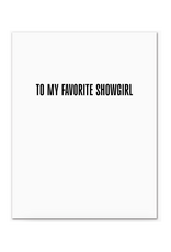 Taylor Showgirl Era Birthday Greeting Card