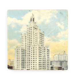 Vintage Postcard Industrial Trust Coaster*