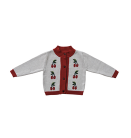 Cotton Cherries Baby Cardigan