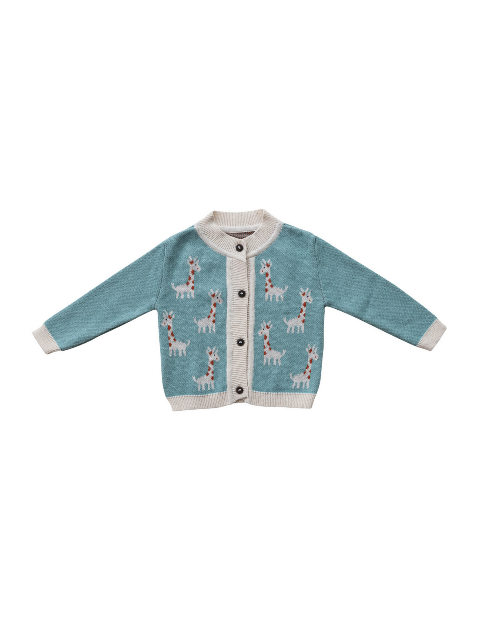 Cotton Giraffe Baby Cardigan