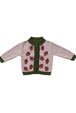 Cotton Strawberry Baby Cardigan