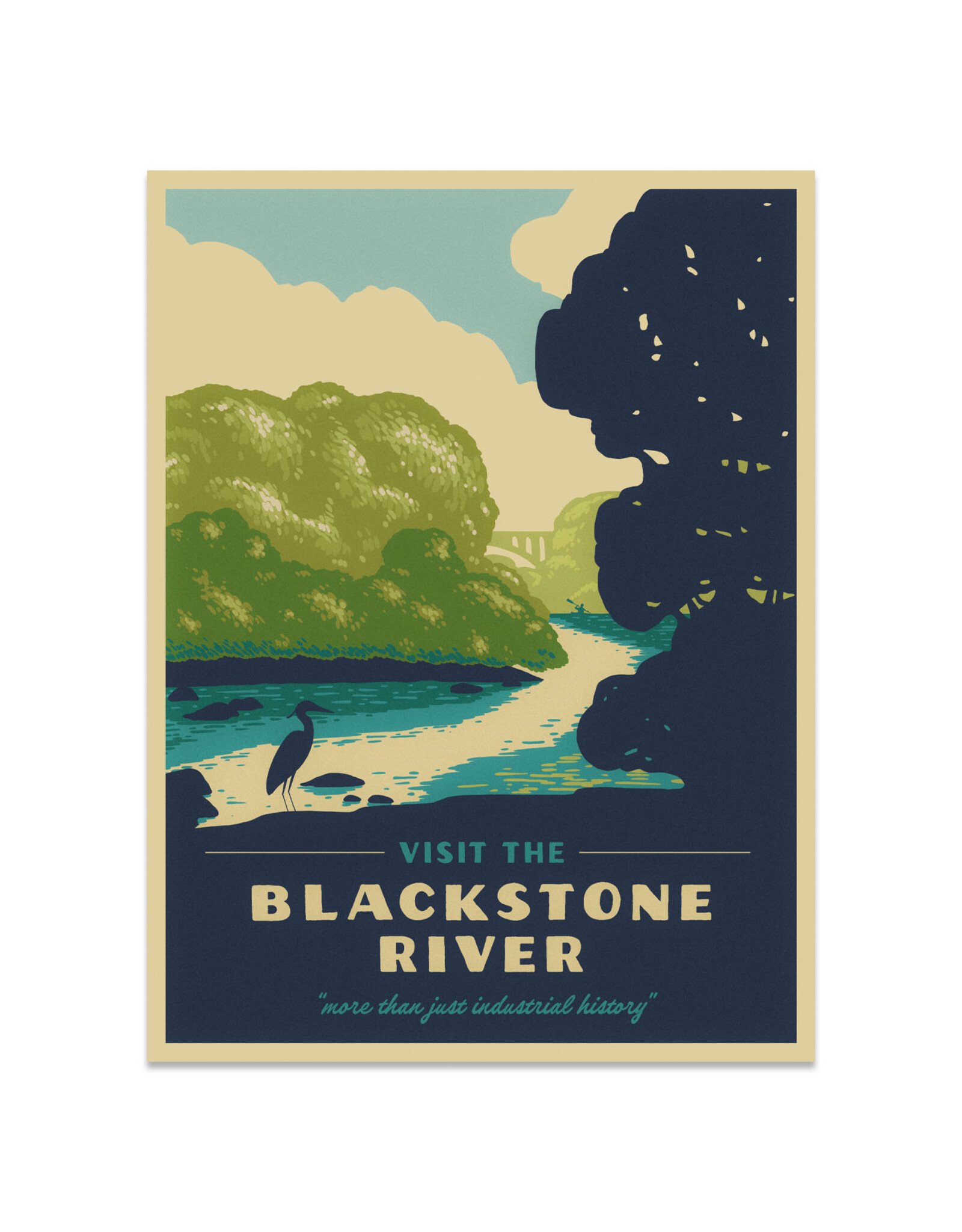Visit the Blackstone River Print