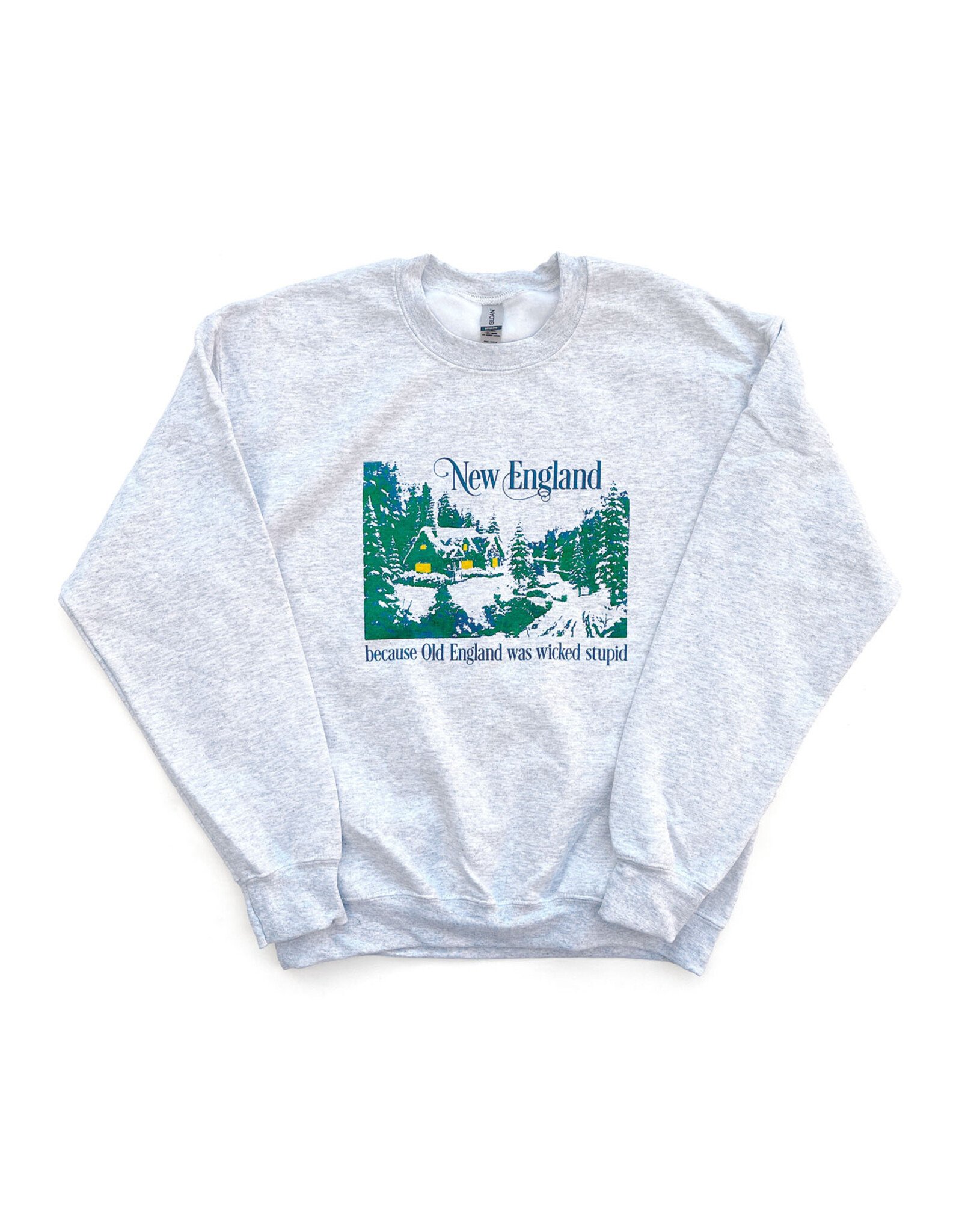 New England Old England Sweatshirt (Ash Grey) U-S - Seconds Sale