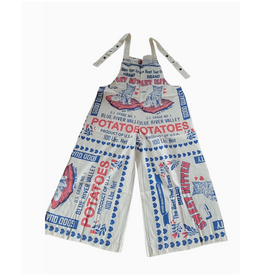 Evergreen Guardian Imports Flour Sack Overalls (One Size) - Kitten