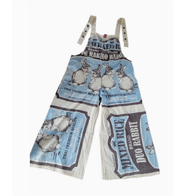 Evergreen Guardian Imports Flour Sack Overalls (One Size) -  Bunny