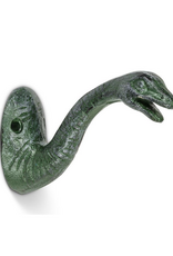 Green Cast Iron Dinosaur Hook