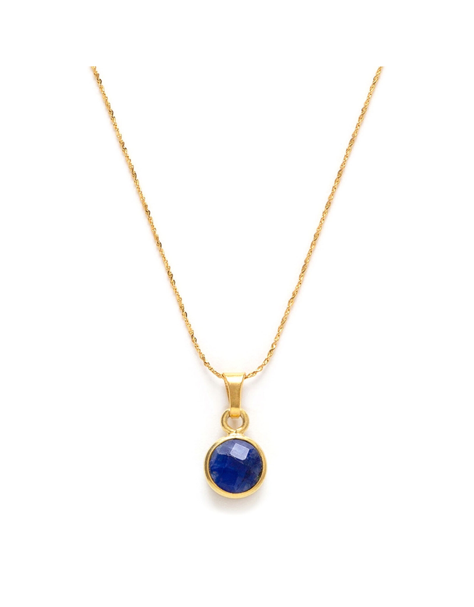 Sapphire Birthstone Necklace - September