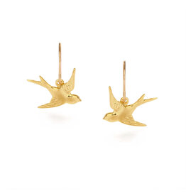 Swallow Bird Drop Earrings