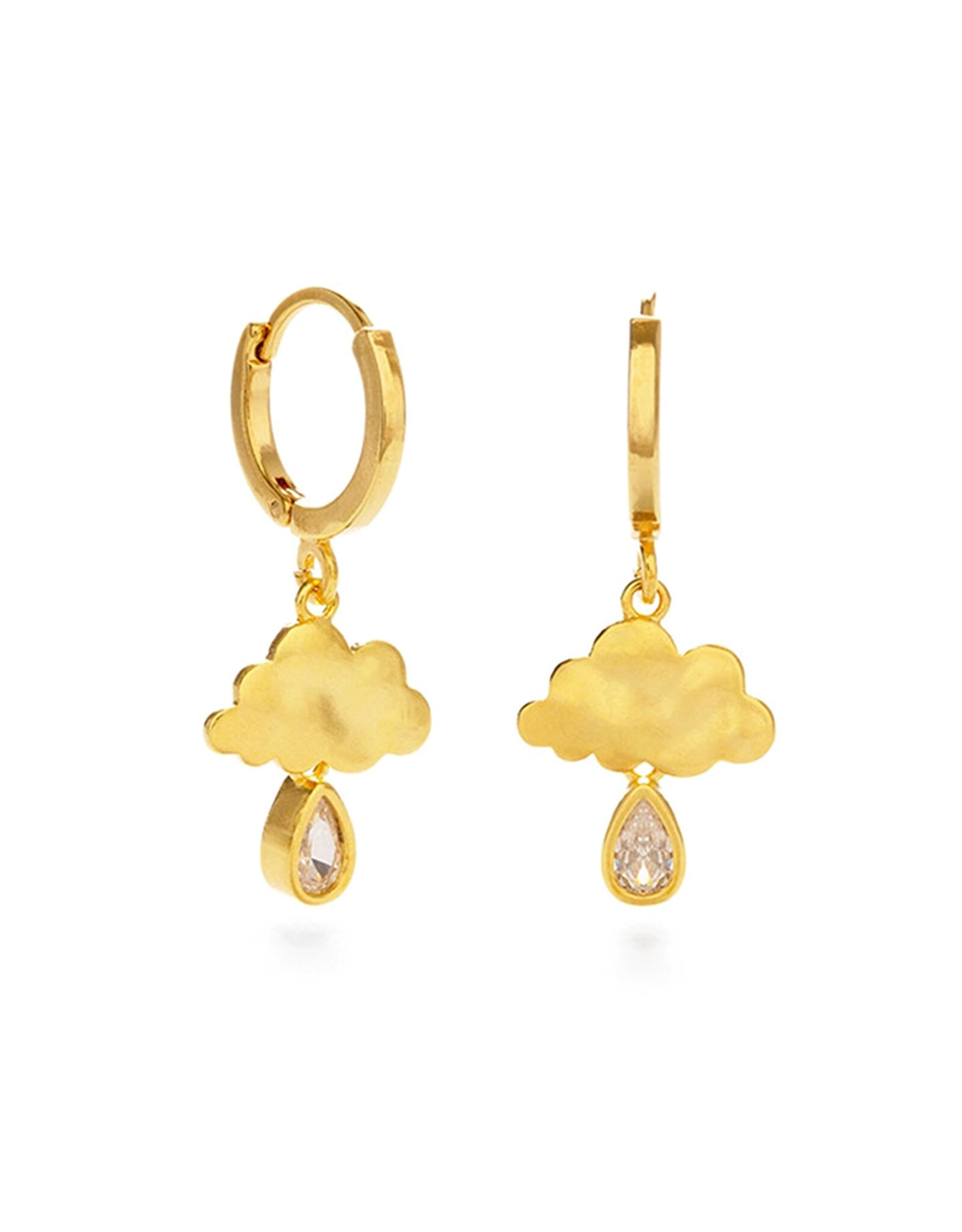 Raincloud Huggie Hoop Earrings