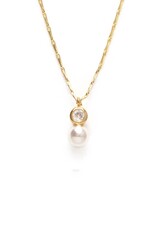 Pearl and Crystal Necklace