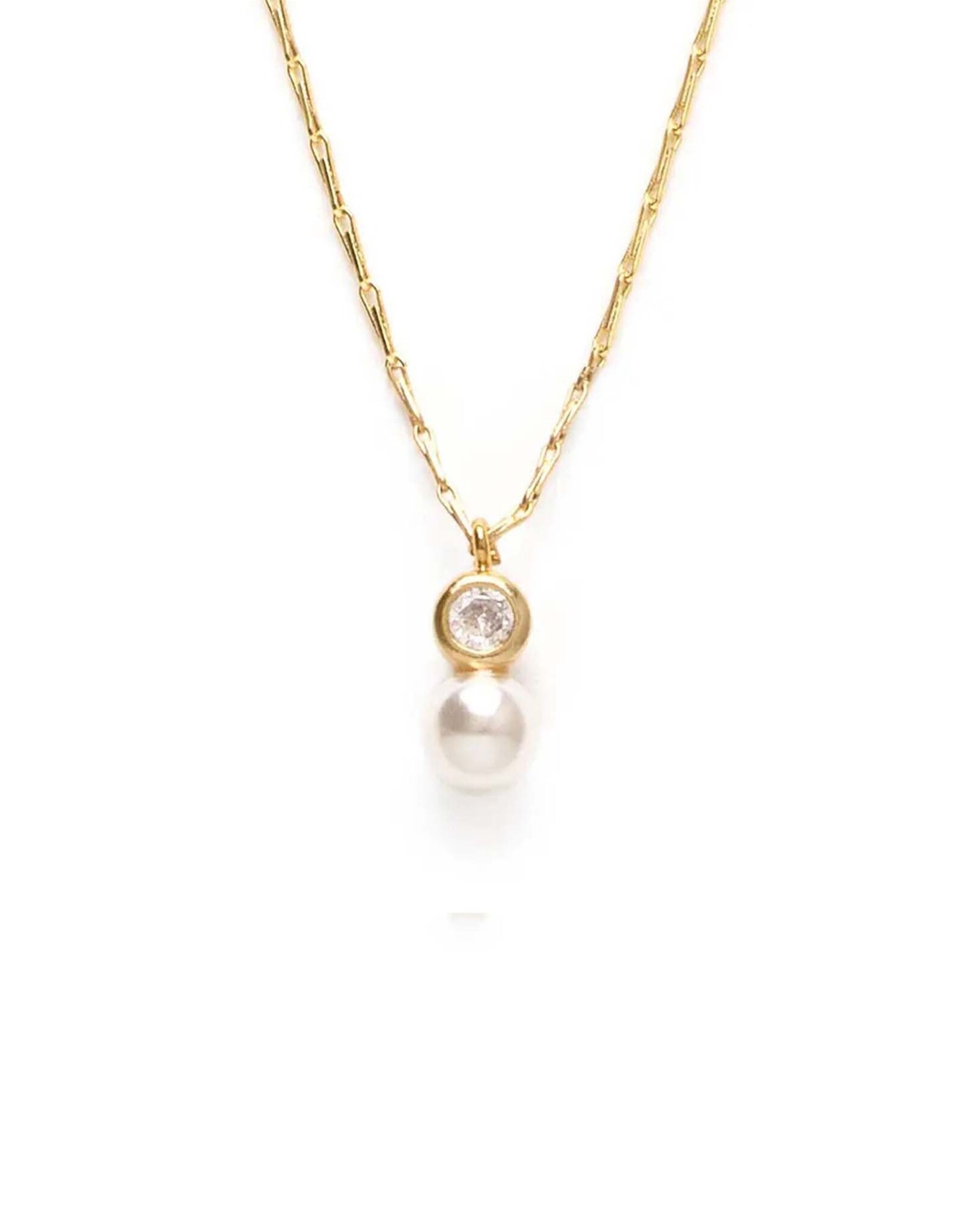Pearl and Crystal Necklace