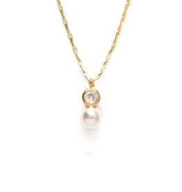 Pearl and Crystal Necklace