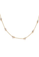 Freshwater Pearl Station Chain Necklace