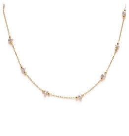 Freshwater Pearl Station Chain Necklace
