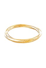 Hammered Bangles - Set of 4