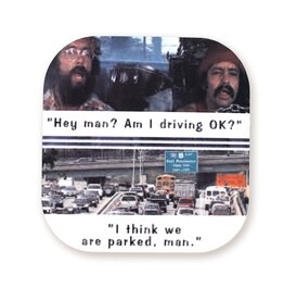 Cheech and Chong East Providence Parked Coaster
