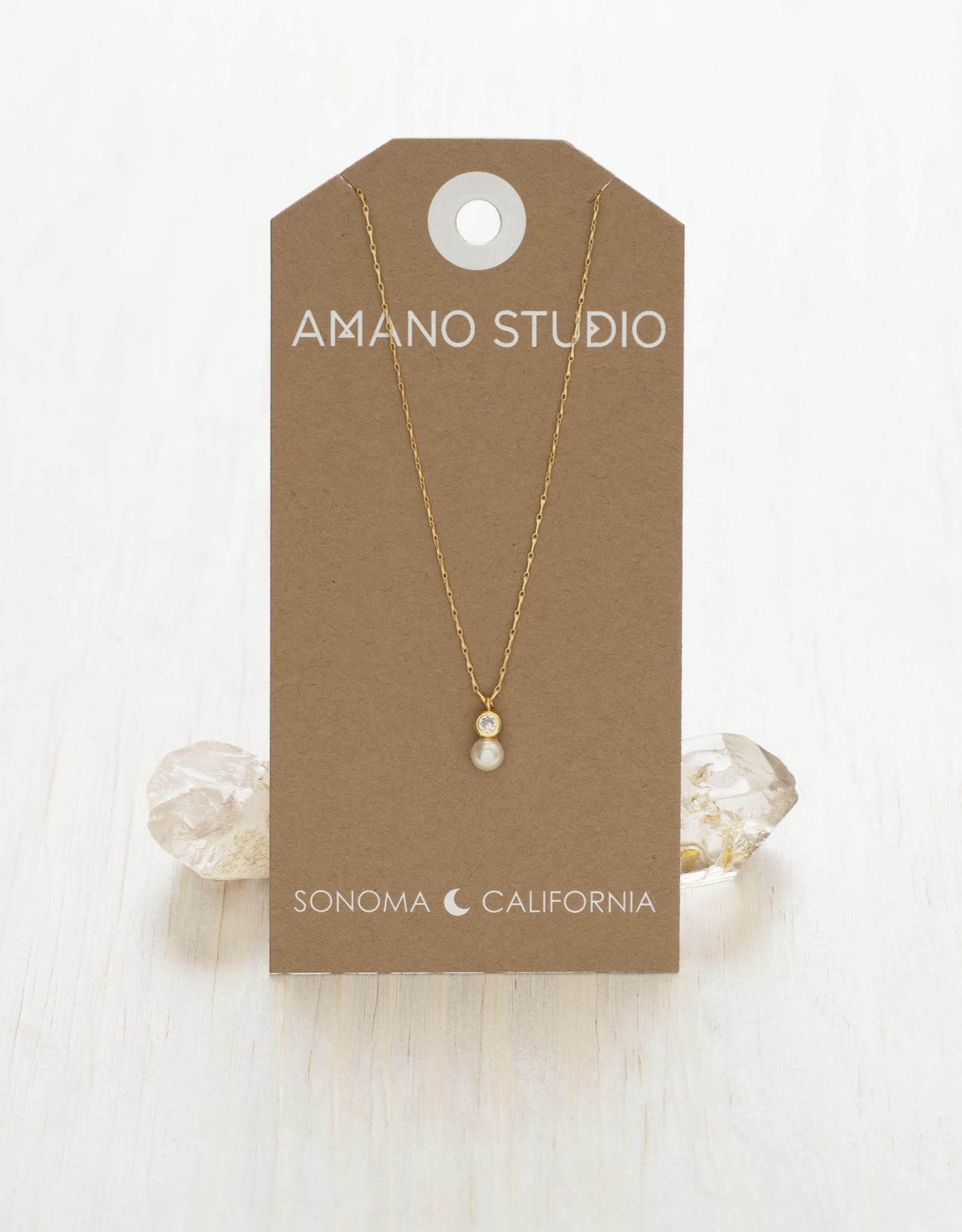 Pearl and Crystal Necklace