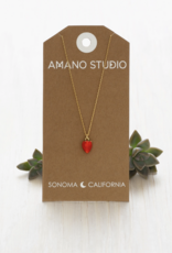 Summer Strawberry Necklace