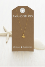 Tiny Starfish Necklace