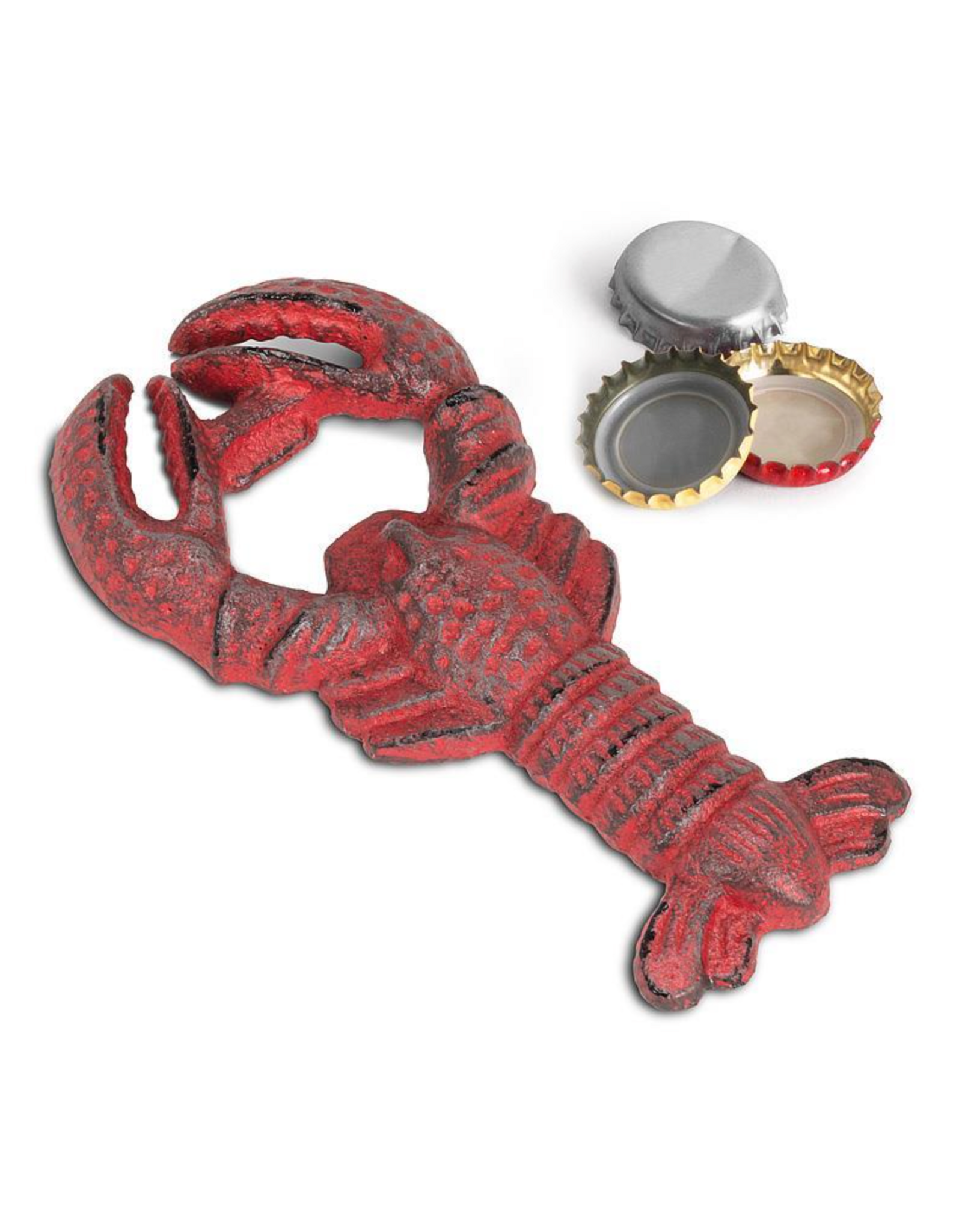 Red Cast Iron Lobster Bottle Opener
