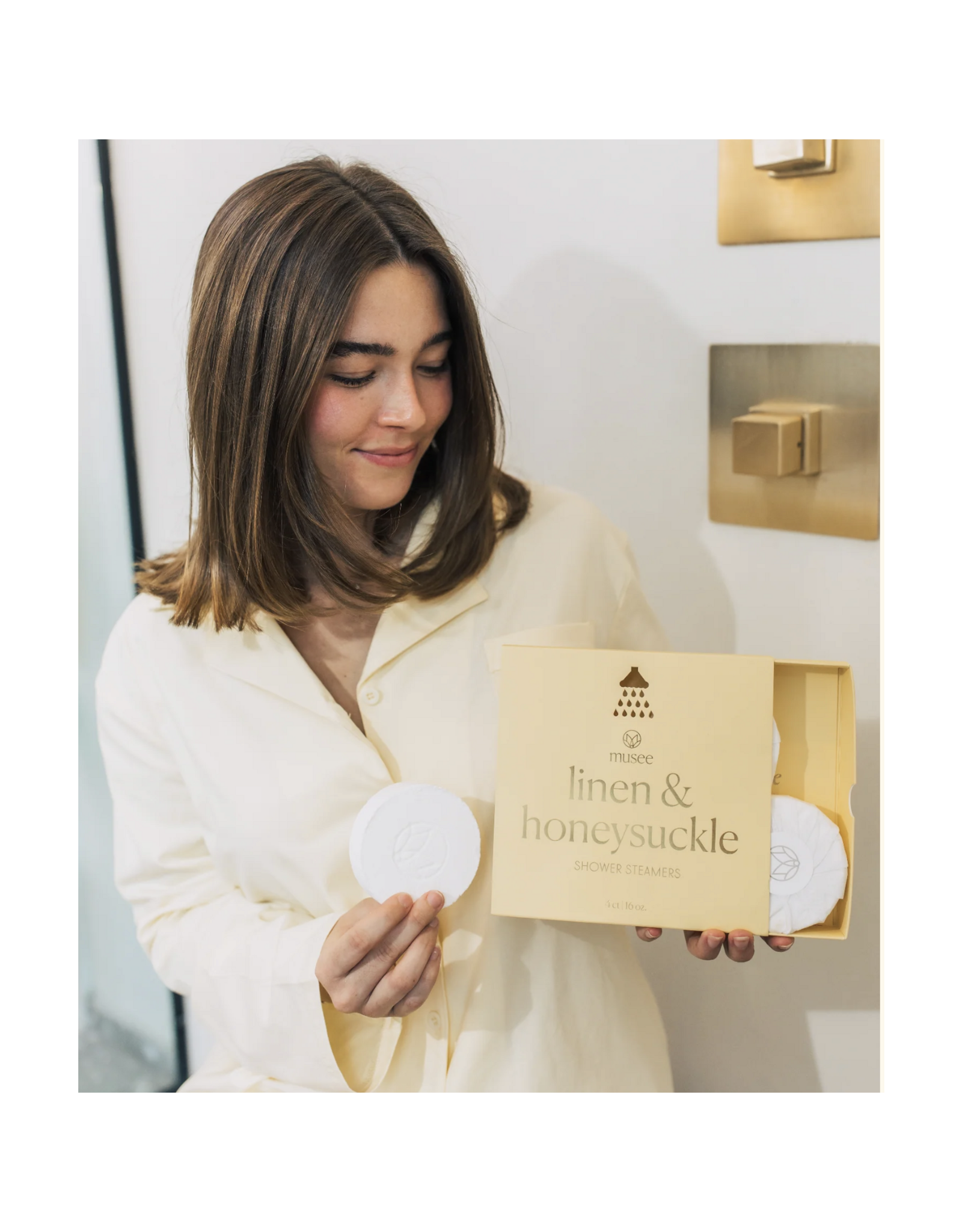 Linen & Honeysuckle Shower Steamers