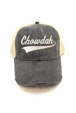Chowdah Black Trucker Hat