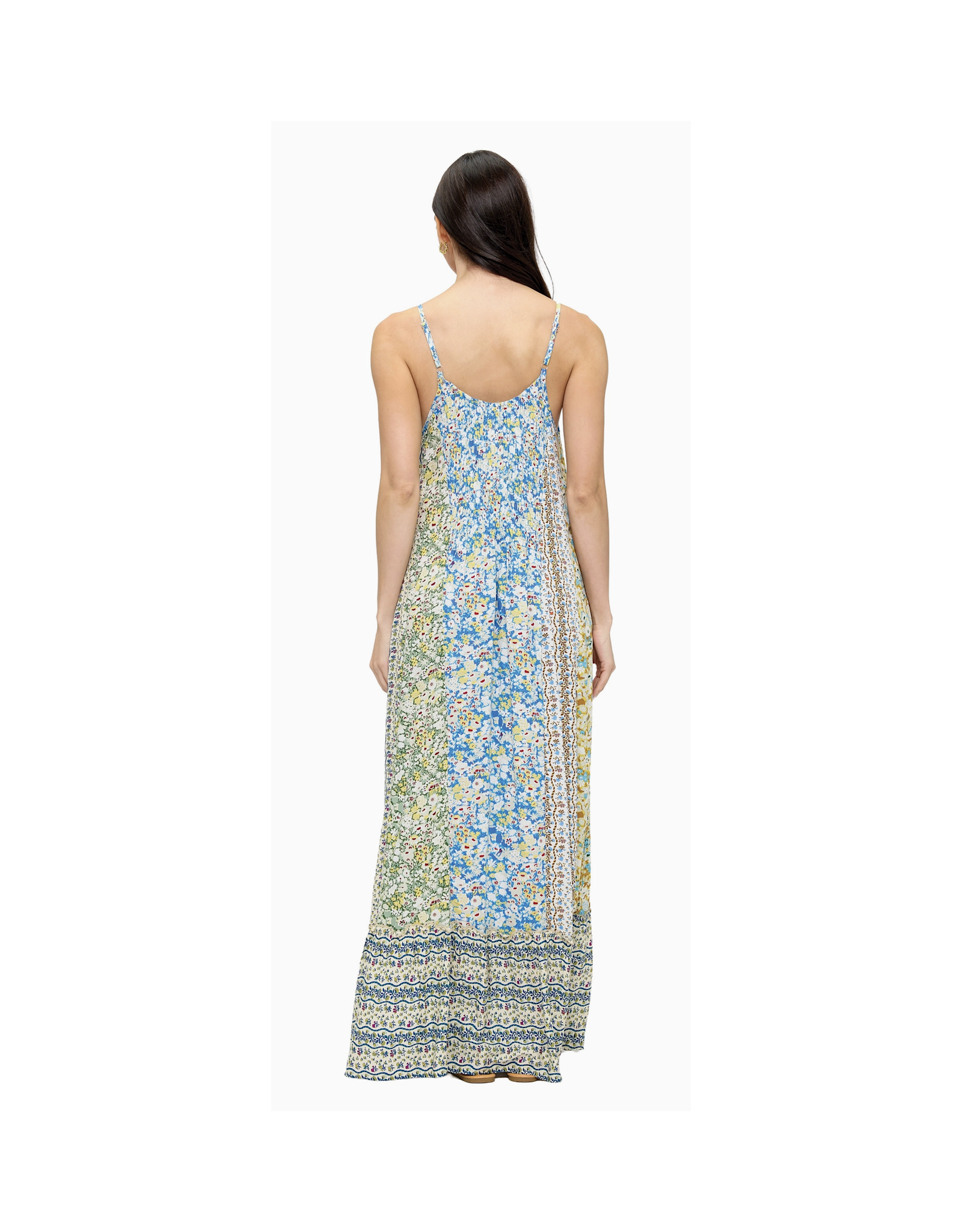 Yak & Yeti Flowy Floral A-Line Maxi Dress