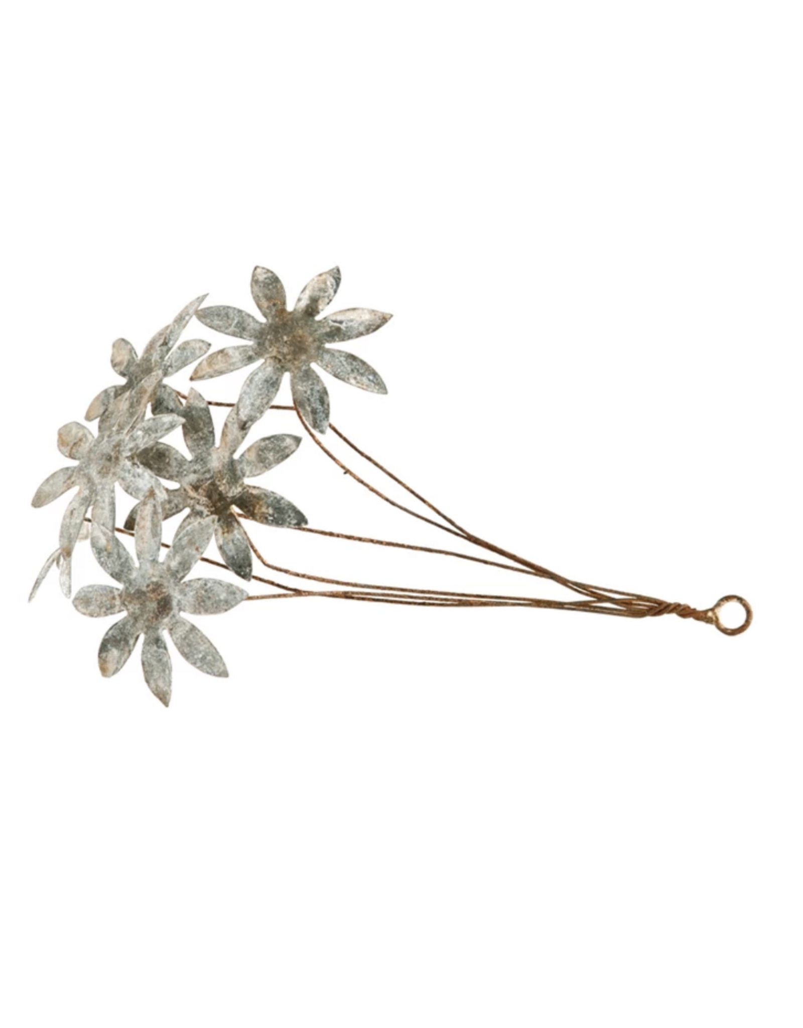 Distressed Metal Flower Bouquet