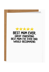 5 Stars Best Mom Ever Greeting Card
