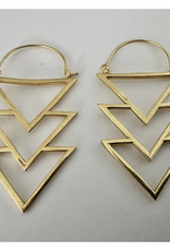 Three Triangles Earrings
