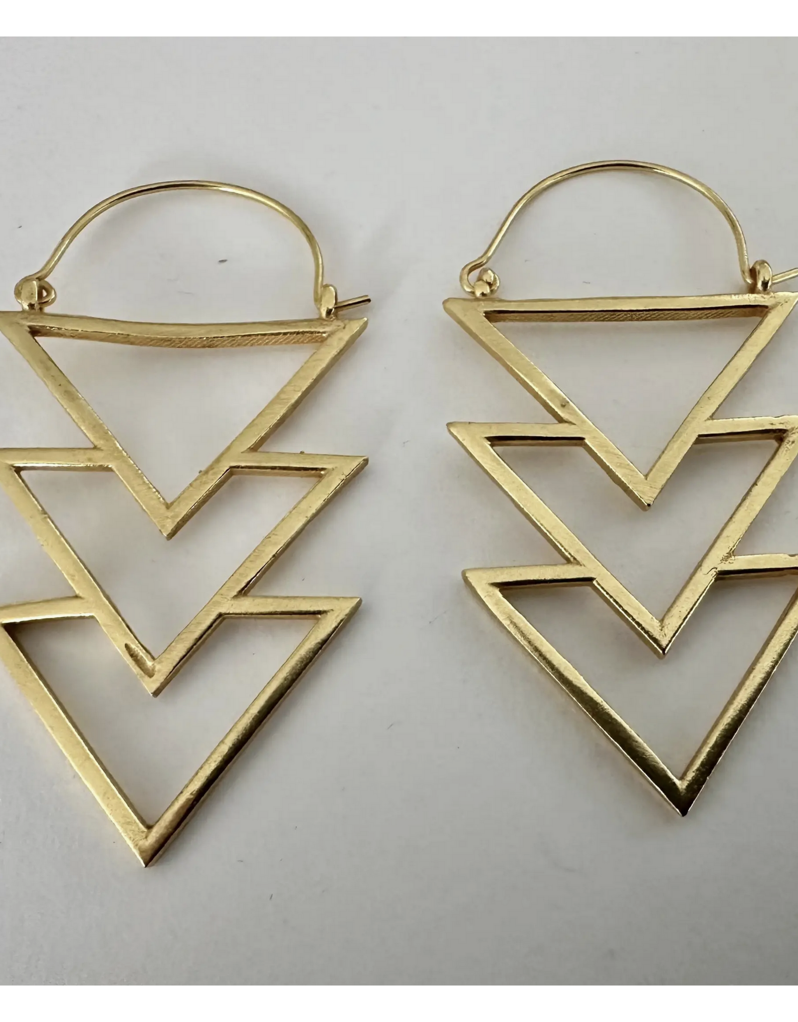 Three Triangles Earrings