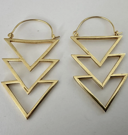 Three Triangles Earrings