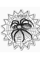 Let Spiders Enter Your Mouth Sticker