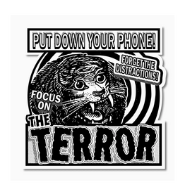 Focus On The Terror Sticker