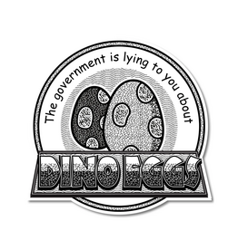 Dino Eggs Sticker